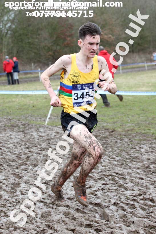 Mens under-17s 2018 British Inter Counties Cross Country Champs., Prestwold Hall, Loughborough. Photo: David T. Hewitson/Sports for All Pics